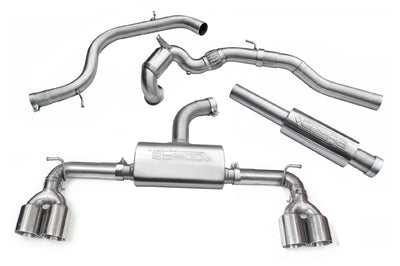 Cobra Exhausts - VW Golf GTI (Mk7) 2.0 TSI (5G) (12-17) Quad Exit Turbo Back Golf R Style Performance Exhaust