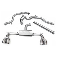 Cobra Exhausts - VW Golf GTI (Mk7) 2.0 TSI (5G) (12-17) Quad Exit Turbo Back Golf R Style Performance Exhaust
