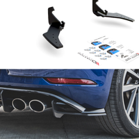 Maxton Design - STREET PRO REAR SIDE SPLITTERS VW GOLF 7 R FACELIFT (2017-2020)