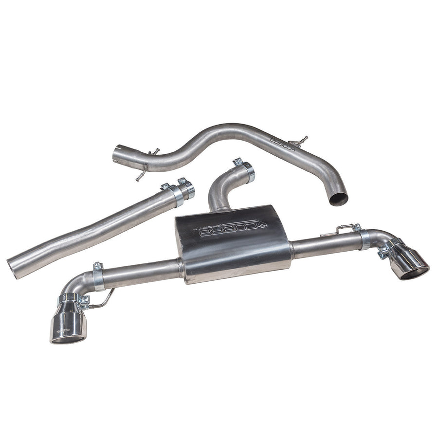 Cobra Exhausts - VW Golf GTD (Mk6) 2.0 TDI (5K) (09-13) GTI Style Cat Back Performance Exhaust