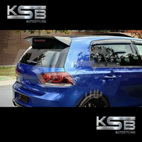 VW Golf MK6 GTD GTI R20 Osir Style Gloss Black Boot Spoiler 2008-2013
