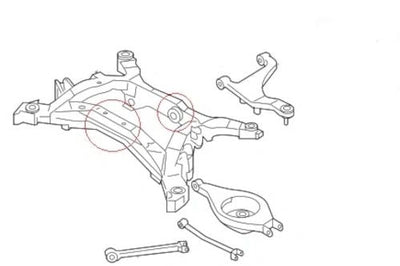 Nissan 350Z (2002-2009) Rear Diff Differential Bushes