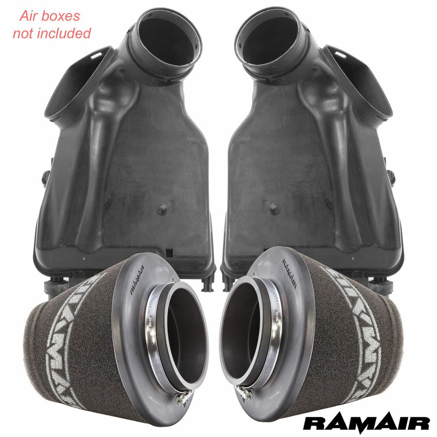 Pair of RamAir Performance Air Filters - Audi S6 C6 5.2 V10