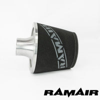 JS-070-SL - 70mm OD Neck - Silver Large Aluminium Base Cone Filter - Universal