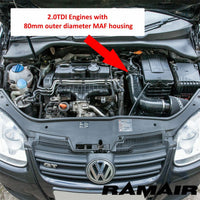 RamAir Performance Induction Kit - VAG Group 1.9 / 2.0 TDI Engines