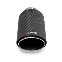 SCORPION EXHAUSTS - REPLACEMENT CARBON ASCARI TIPS FOR SCORPION EXHAUST - QUAD (X4) 90MM