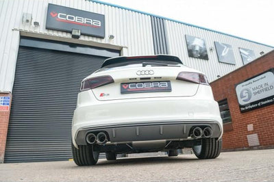 Cobra Exhausts - Audi S3 (8V) 5 Door Sportback (Non-Valved) (13-18) Cat Back Performance Exhaust