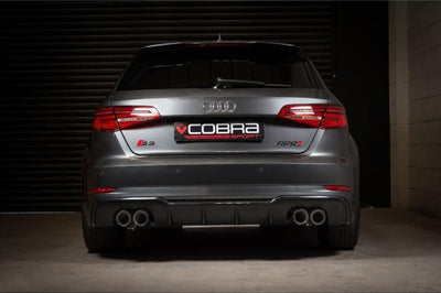 Cobra Exhausts - Audi S3 (8V) 5 Door Sportback (Valved) (13-18) Cat Back Performance Exhaust