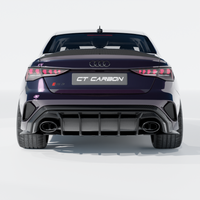 AUDI RS3 8Y 2025+ SALOON CARBON FIBRE DIFFUSER - V1 - CT DESIGN