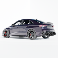 AUDI RS3 8Y 2025+ SALOON CARBON FIBRE DIFFUSER - V1 - CT DESIGN