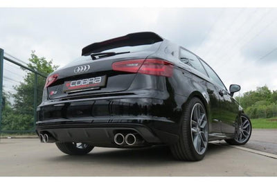 Cobra Exhausts - Audi S3 (8V) 3 Door (Non-Valved) (13-18) Cat Back Performance Exhaust