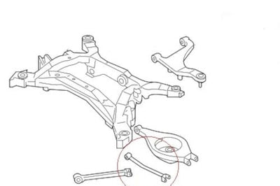 Nissan 350Z (2002-2009) Rear Lower Link Suspension Arm Bushes
