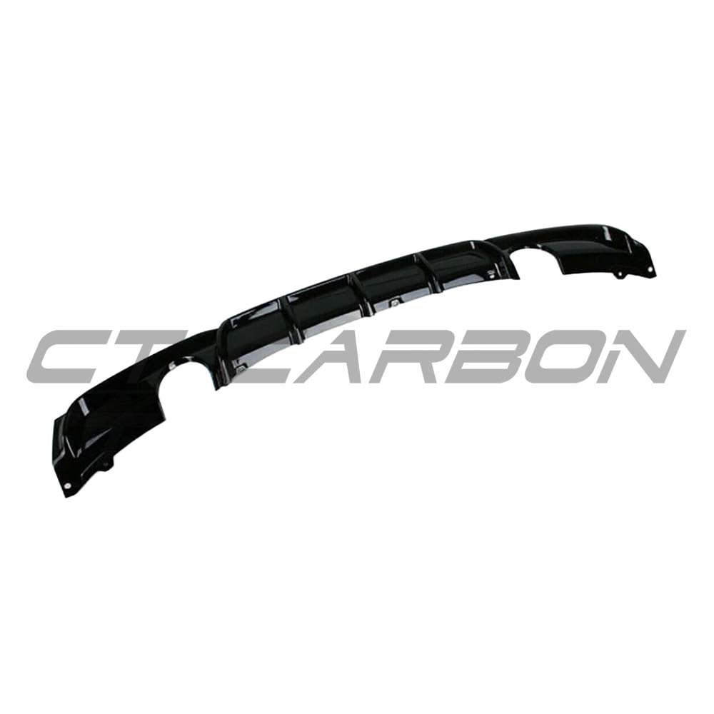 BMW 3 SERIES F30/F31 GLOSS BLACK DUAL EXHAUST DIFFUSER - V2
