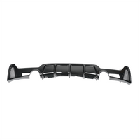 BMW 4 SERIES F32/F33/F36 GLOSS BLACK DUAL EXIT EXHAUST DIFFUSER - V2
