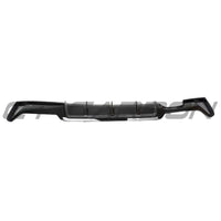 BMW 4 Series F32/F33/F36 GLOSS BLACK TWIN LEFT EXIT EXHAUST DIFFUSER - V2