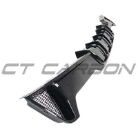BMW 4 Series F32/F33/F36 GLOSS BLACK TWIN LEFT EXIT EXHAUST DIFFUSER - V2