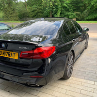 BMW G30/G31 5 SERIES 2017-2023 GLOSS BLACK DIFFUSER - V1
