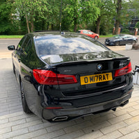 BMW G30/G31 5 SERIES 2017-2023 GLOSS BLACK DIFFUSER - V1