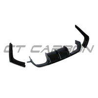 BMW M3/M4 (F80 F82 F83) GLOSS BLACK DIFFUSER - V STYLE