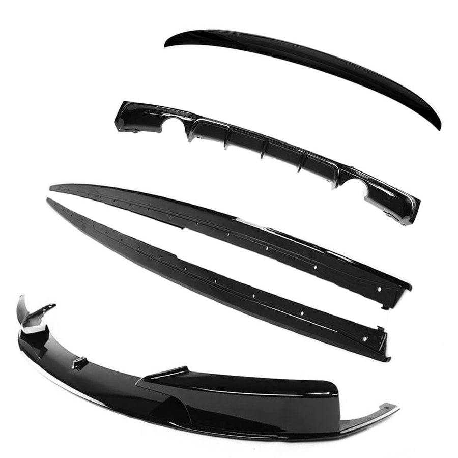 BMW 3 SERIES F30 GLOSS BLACK FULL KIT (DUAL EXHAUST) - V1
