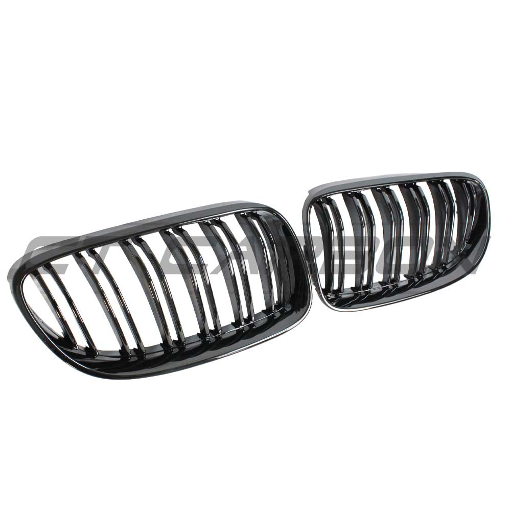 BMW E92 & E93 3 SERIES LCI DOUBLE SLAT BLACK GRILLES