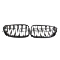BMW E92 & E93 3 SERIES LCI DOUBLE SLAT BLACK GRILLES