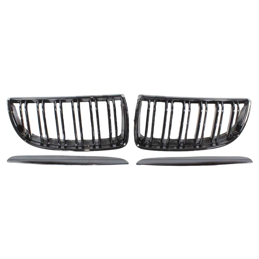 BMW E90 3 SERIES PRE-LCI DOUBLE SLAT BLACK GRILLES
