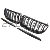 BMW E90 3 SERIES PRE-LCI DOUBLE SLAT BLACK GRILLES