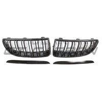 BMW E90 3 SERIES PRE-LCI DOUBLE SLAT BLACK GRILLES