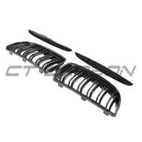 BMW E90 3 SERIES PRE-LCI DOUBLE SLAT BLACK GRILLES