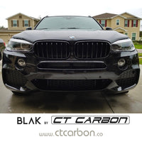 BMW F15/F16 X5/X6 2014-2018 SINGLE SLAT BLACK GRILLES