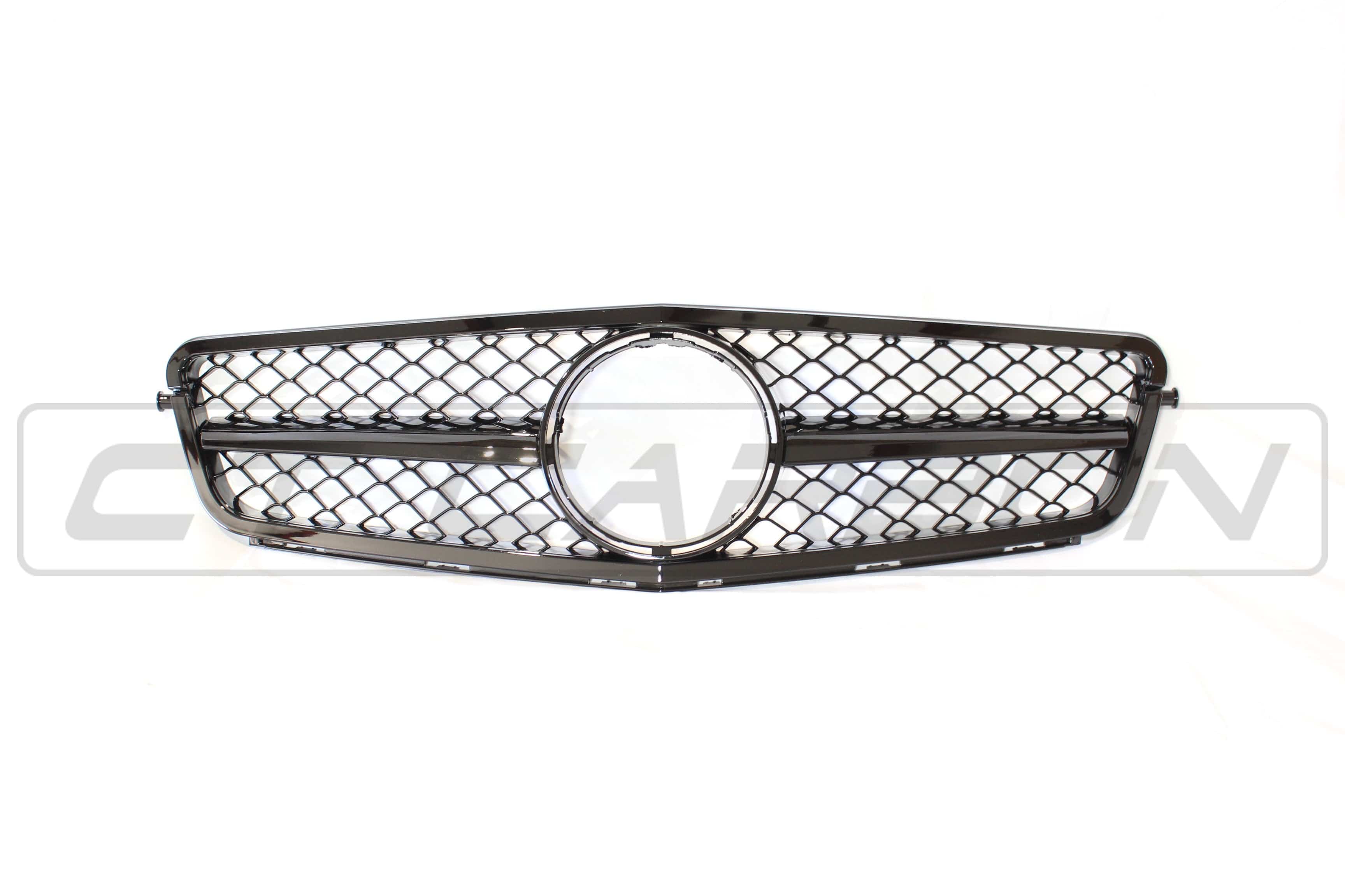 MERCEDES W204 C CLASS BLACK GRILLE