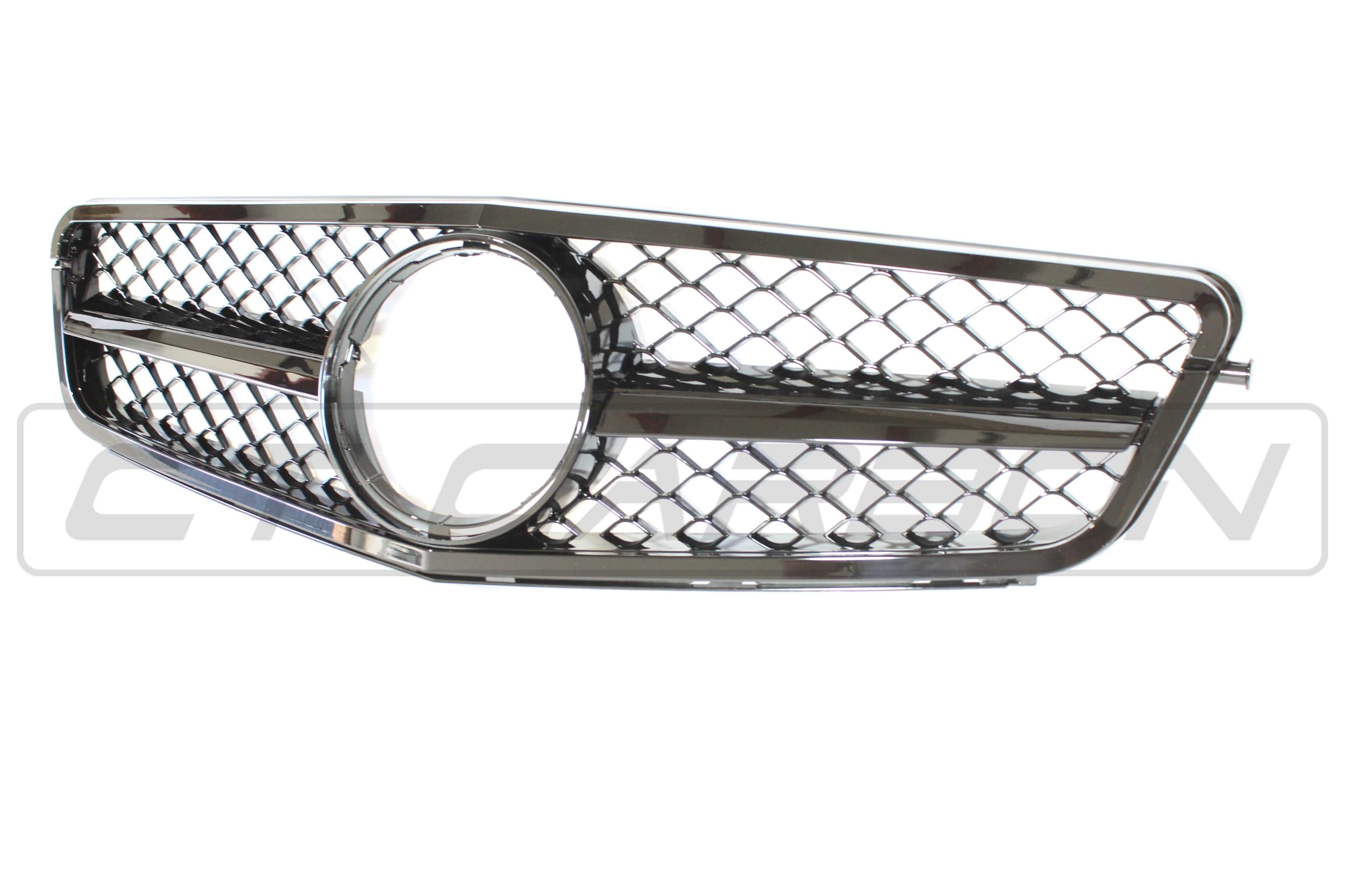 MERCEDES W204 C CLASS BLACK GRILLE