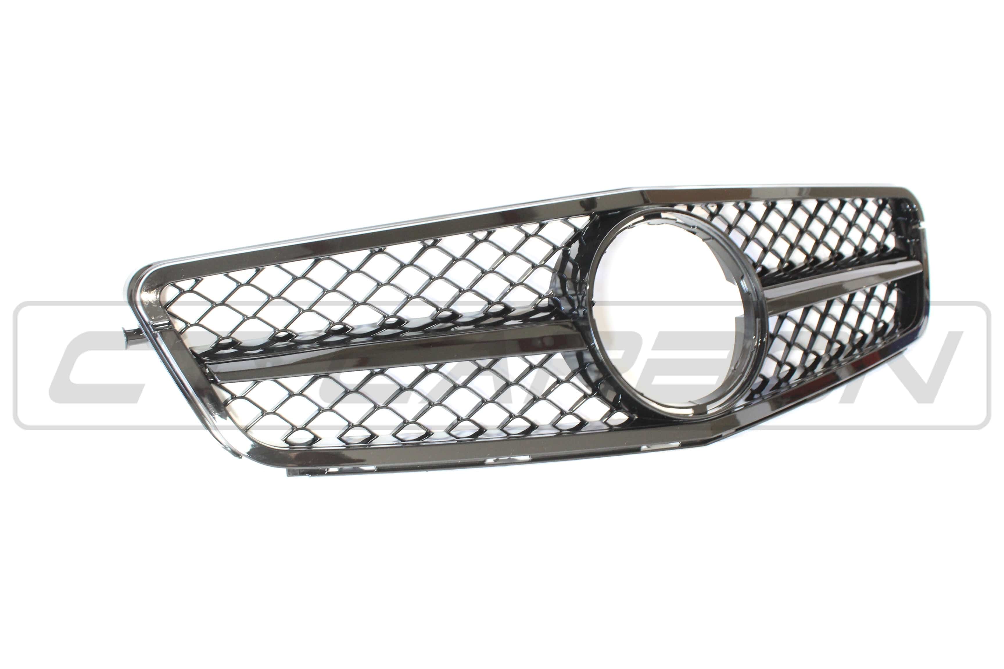 MERCEDES W204 C CLASS BLACK GRILLE