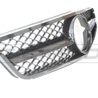 MERCEDES W204 C CLASS BLACK GRILLE