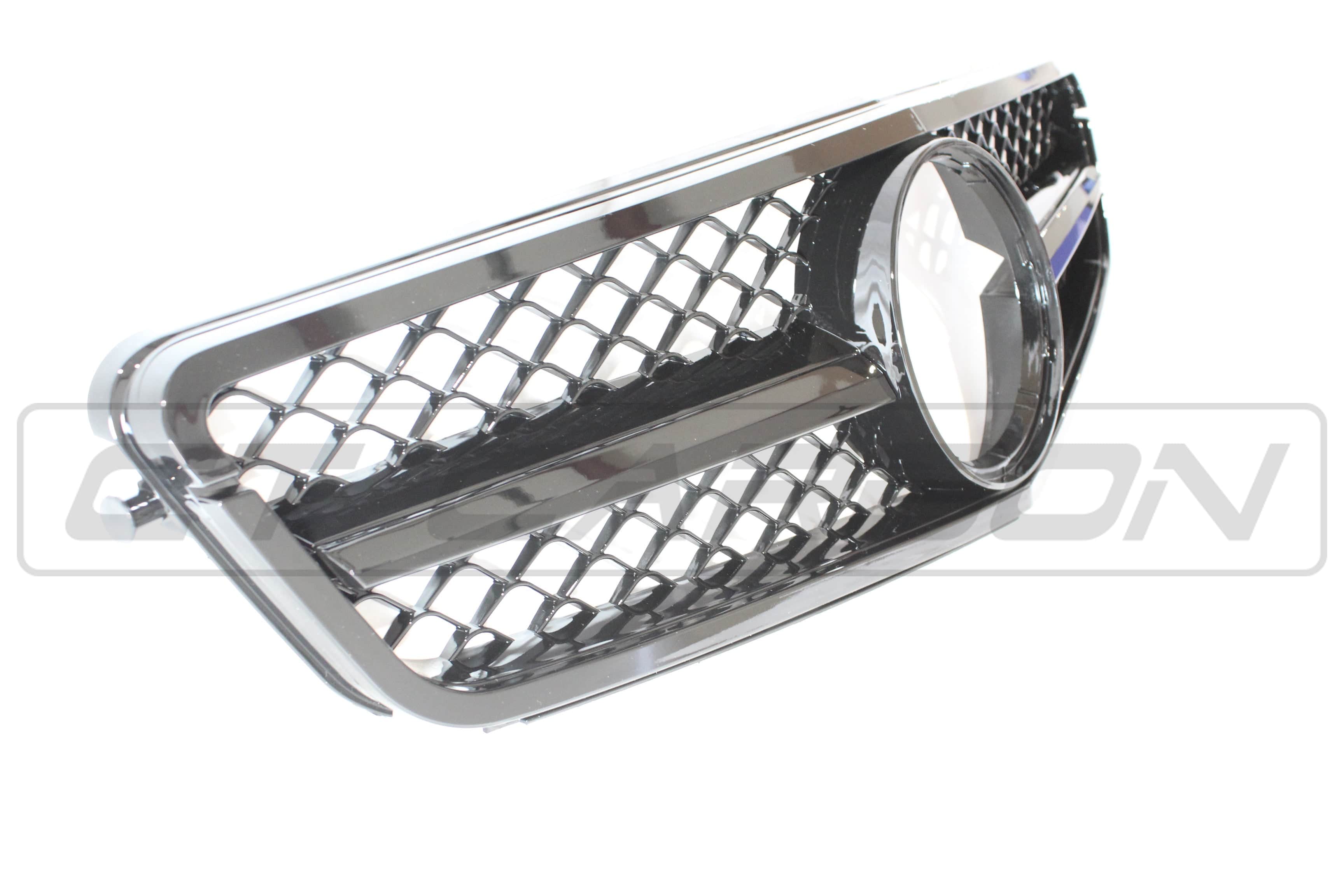 MERCEDES W204 C CLASS BLACK GRILLE