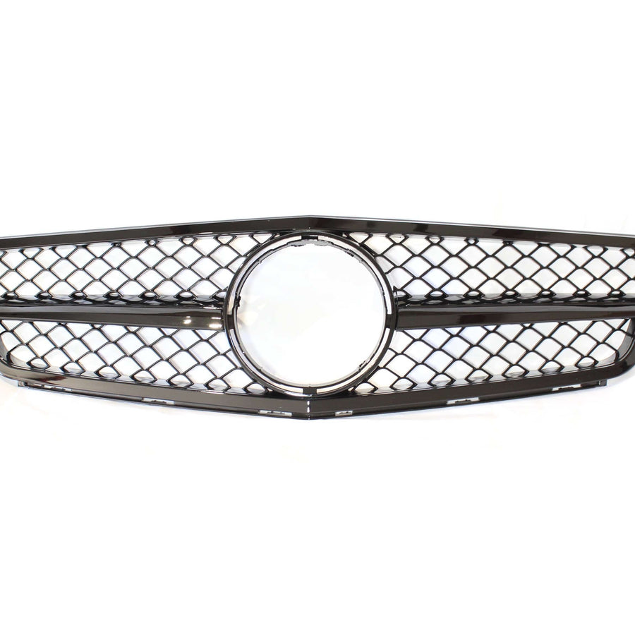 MERCEDES W204 C CLASS BLACK GRILLE