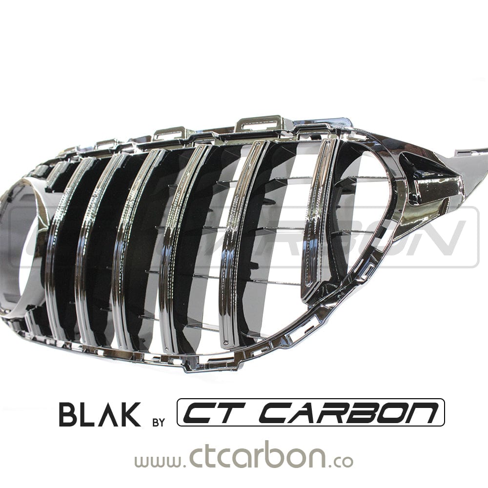 MERCEDES W205 C CLASS 2019+ AMG BLACK GRILLE (WITHOUT CAMERA)