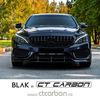 MERCEDES W205 C CLASS 2019+ BLACK GRILLE (WITH CAMERA)