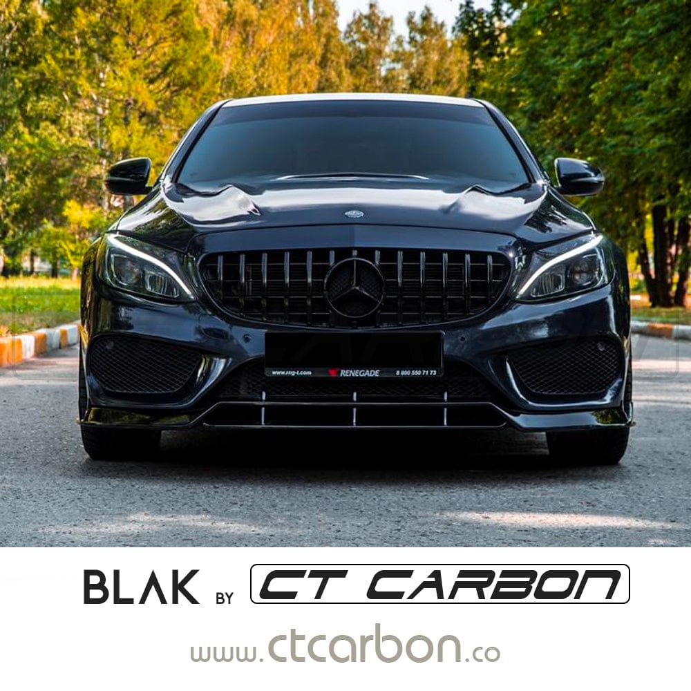 MERCEDES W205 C CLASS 2019+ BLACK GRILLE (WITH CAMERA)