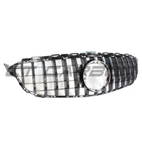 MERCEDES W205 C CLASS 2019+ BLACK GRILLE (WITH CAMERA)