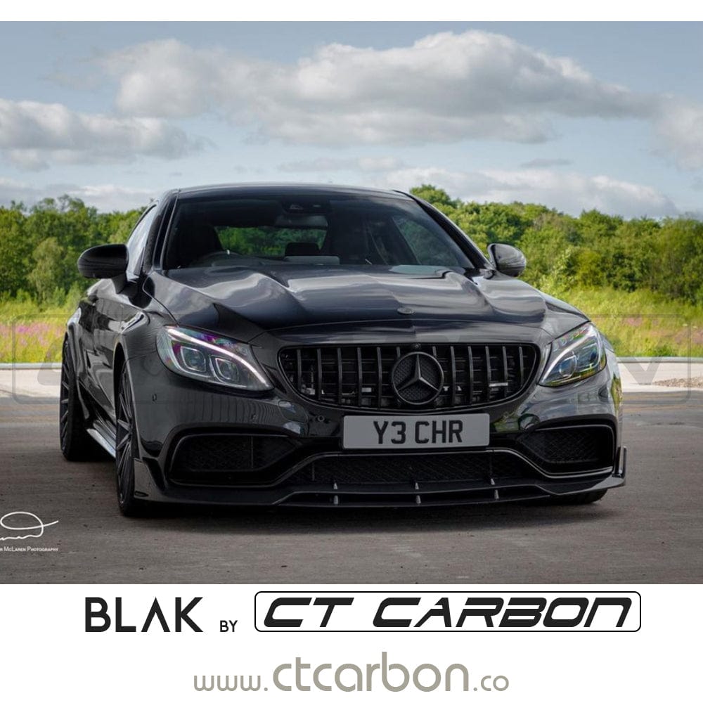 MERCEDES W205 C63 AMG 2014-2018 AMG GT BLACK GRILLE (WITHOUT CAMERA)