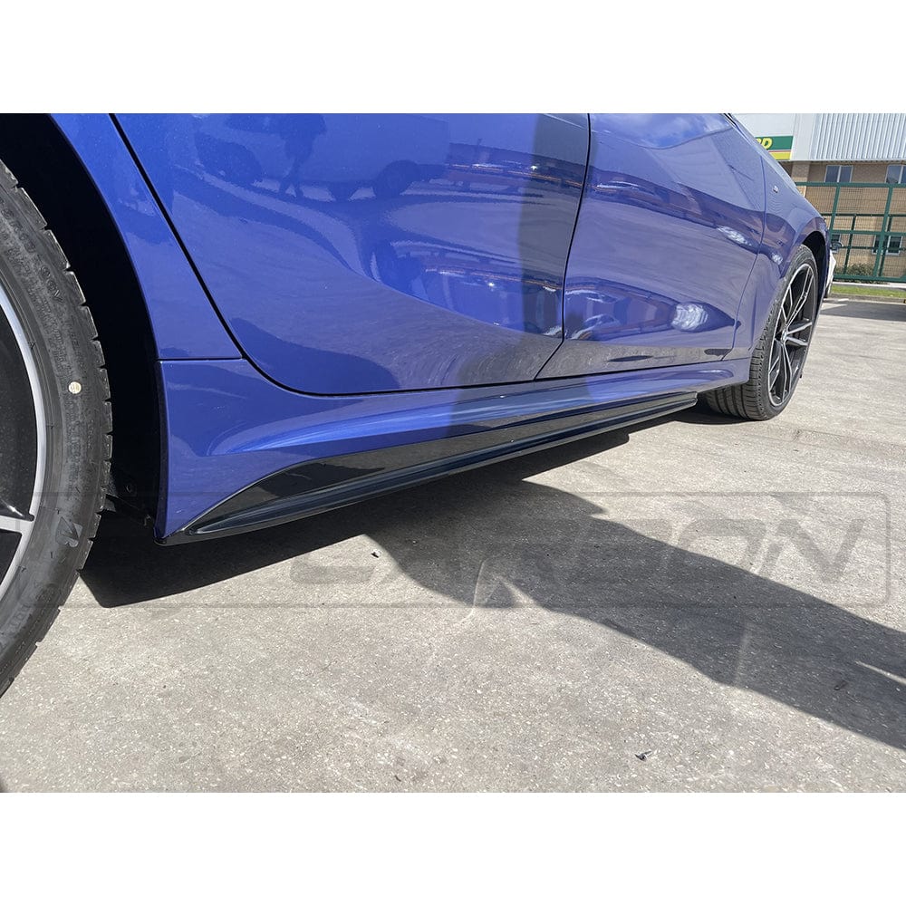 BMW 3 SERIES G20/G21 GLOSS BLACK SIDE SKIRTS - V1