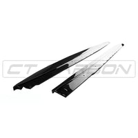 BMW 5 SERIES G30/31 GLOSS BLACK SIDE SKIRTS
