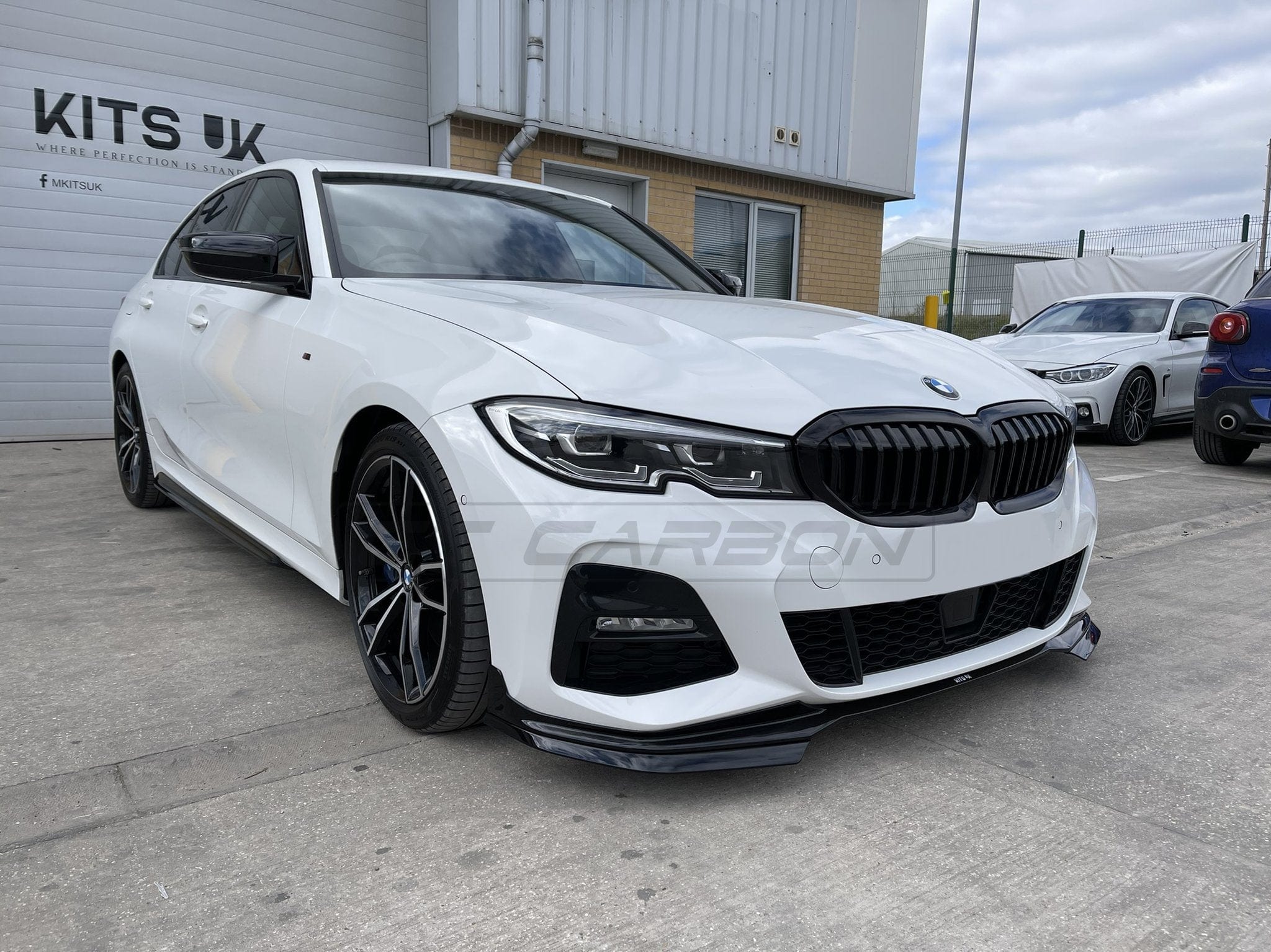 BMW 3 SERIES G20/G21 PRE LCI GLOSS BLACK SPLITTER - V1