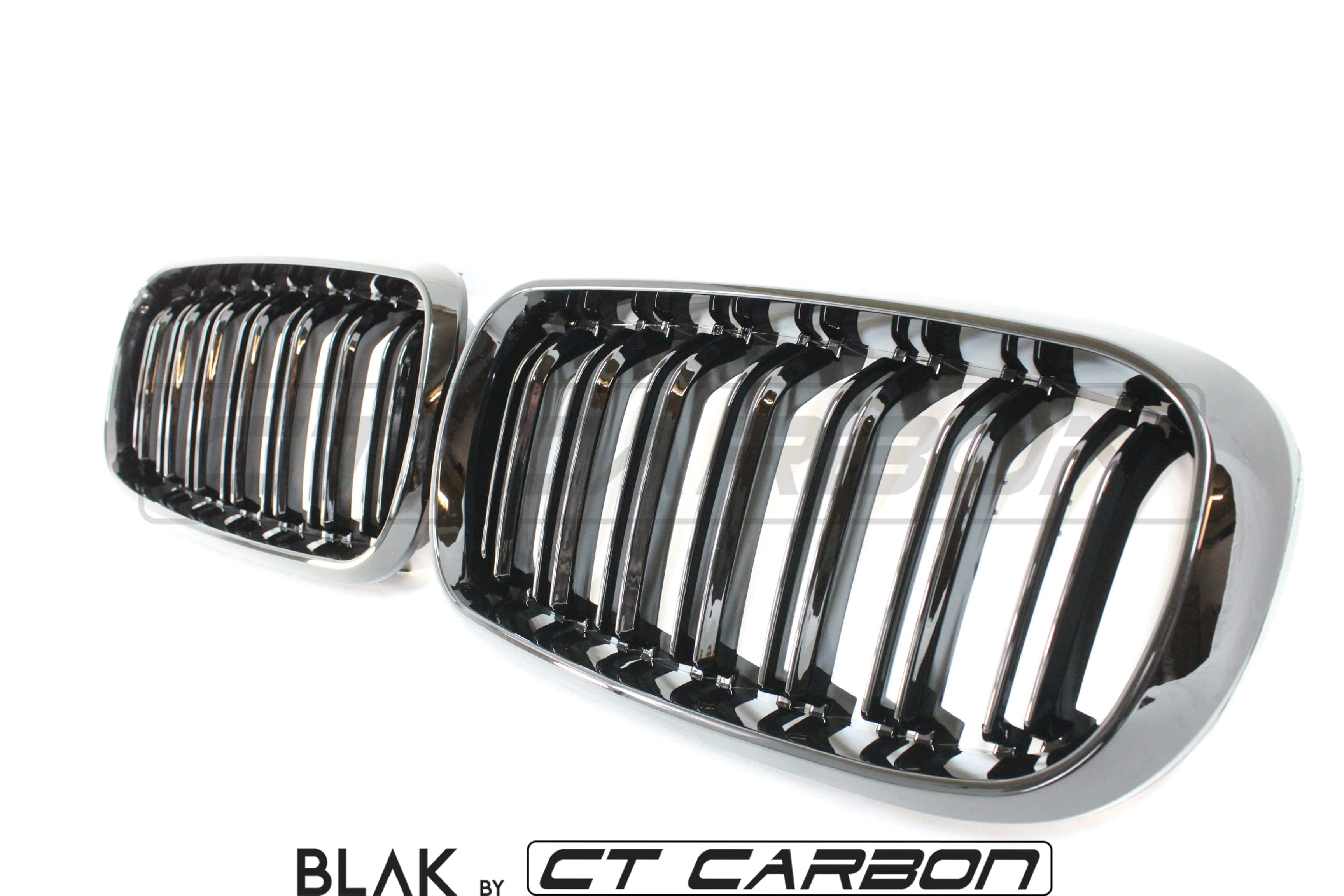 BMW X5M/X6M F16 & F15 2014-2018 DOUBLE SLAT GRILLES