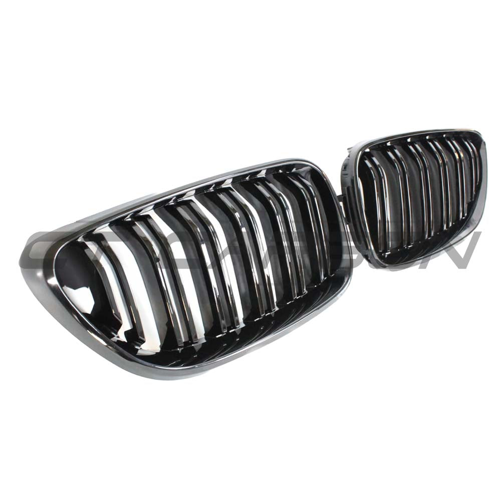 BMW M2 F87 & F22 2 SERIES DOUBLE SLAT BLACK GRILLES