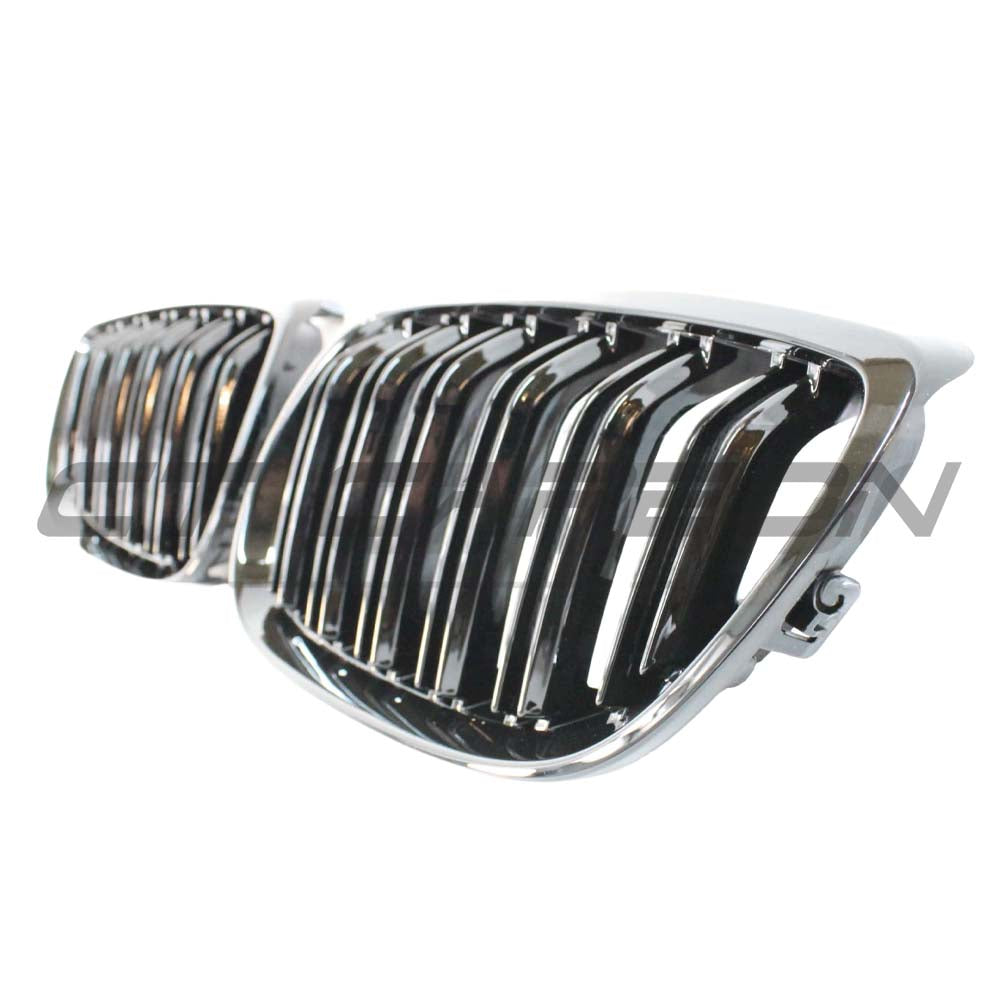 BMW M3 / 3 SERIES E92/E93 DOUBLE SLAT BLACK GRILLES