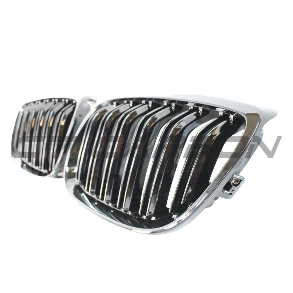 BMW E90 3 SERIES LCI DOUBLE SLAT BLACK GRILLES