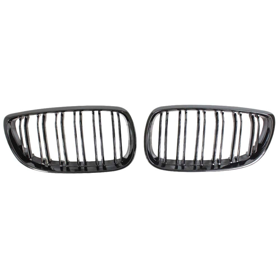 BMW E90 3 SERIES LCI DOUBLE SLAT BLACK GRILLES